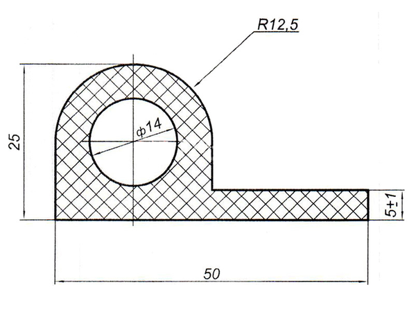 5402, Профиль Р-образный для цистерн, контейнеров (Цена за 10.5 м/п)