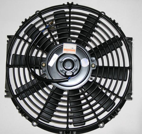 Вентилятор (12″, 24V, 80W, PUSH) для автомобильного кондиционера. Артикул: RC-U0133